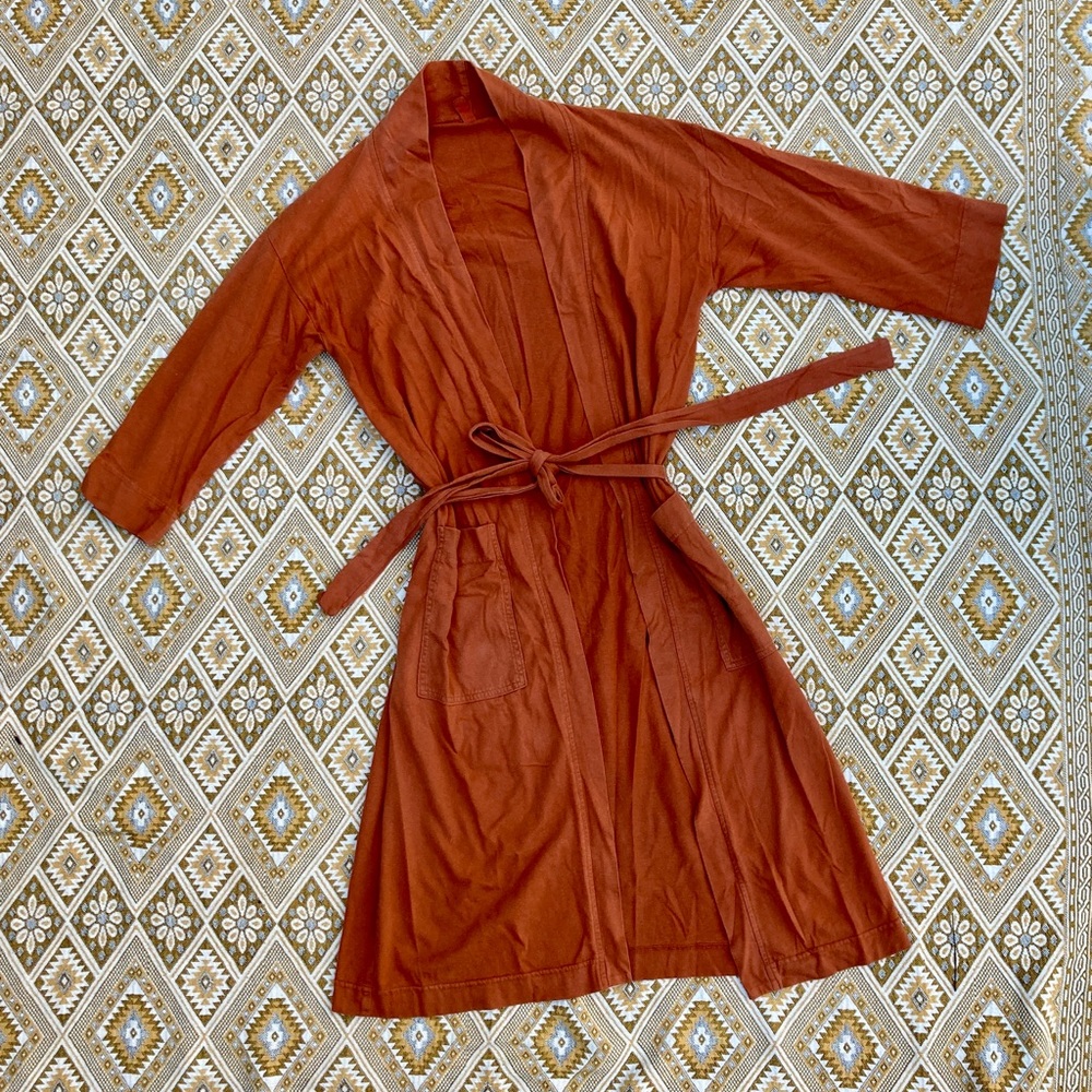 Elegant Rust Robe